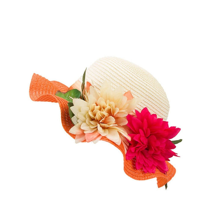 Sun Hats Summer Hats Flower Large Eaves Straw Beach Cap Straw Hat