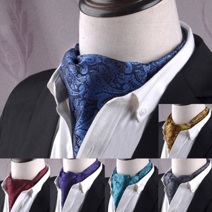 Gentleman's Style Polyester Jacquard Men's Trendy Scarf Fashion Dress Suit Shirt British Style Scarf, L230, L231, L232, L233, L235, L236, L237, L238, L239, L240, L241, L242, L243, L244, L245, L246, L247, L248, L249, L251, L252, L253, L255, L256