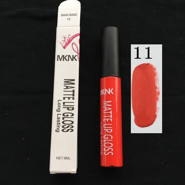 Sexy Waterproof Liquid Lipstick Matte Lip Gloss Velvet Long Lasting Lipstick  Makeup Cosmetic, 1, 11, 12, 13, 14, 16, 17, 18, 19, 2, 21, 22, 23, 24, 3, 4, 6, 7, 9