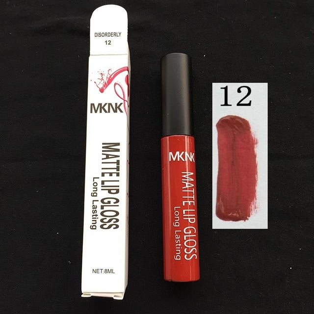 Sexy Waterproof Liquid Lipstick Matte Lip Gloss Velvet Long Lasting Lipstick  Makeup Cosmetic, 1, 11, 12, 13, 14, 16, 17, 18, 19, 2, 21, 22, 23, 24, 3, 4, 6, 7, 9