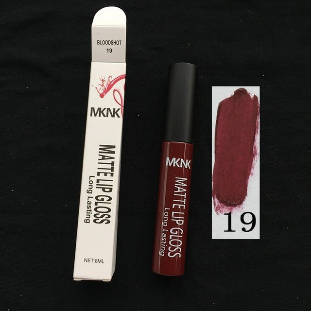 Sexy Waterproof Liquid Lipstick Matte Lip Gloss Velvet Long Lasting Lipstick  Makeup Cosmetic, 1, 11, 12, 13, 14, 16, 17, 18, 19, 2, 21, 22, 23, 24, 3, 4, 6, 7, 9