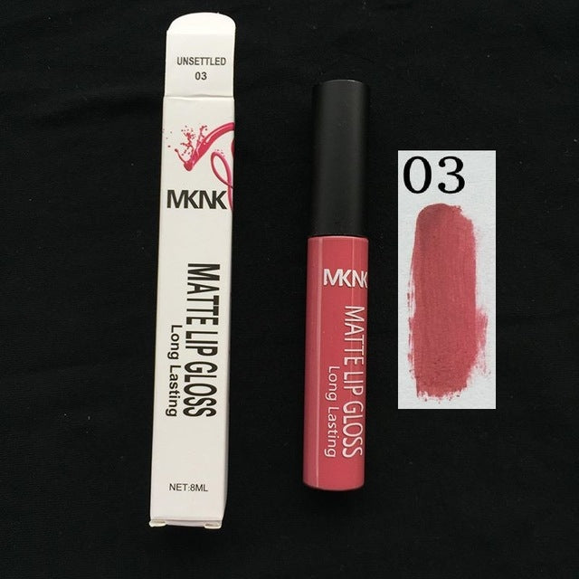 Sexy Waterproof Liquid Lipstick Matte Lip Gloss Velvet Long Lasting Lipstick  Makeup Cosmetic, 1, 11, 12, 13, 14, 16, 17, 18, 19, 2, 21, 22, 23, 24, 3, 4, 6, 7, 9