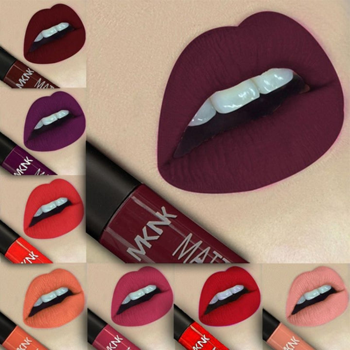 Sexy Waterproof Liquid Lipstick Matte Lip Gloss Velvet Long Lasting Lipstick  Makeup Cosmetic, 1, 11, 12, 13, 14, 16, 17, 18, 19, 2, 21, 22, 23, 24, 3, 4, 6, 7, 9