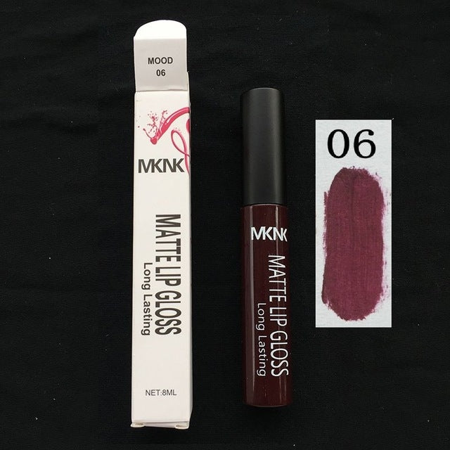 Sexy Waterproof Liquid Lipstick Matte Lip Gloss Velvet Long Lasting Lipstick  Makeup Cosmetic, 1, 11, 12, 13, 14, 16, 17, 18, 19, 2, 21, 22, 23, 24, 3, 4, 6, 7, 9