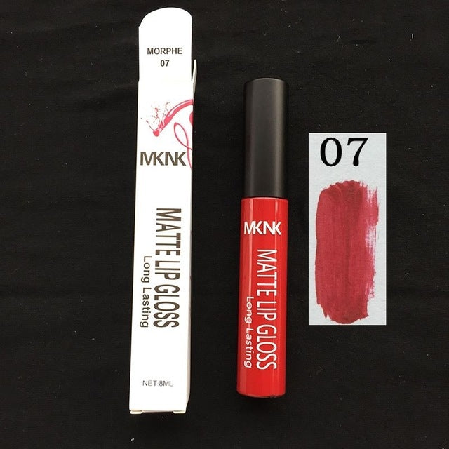 Sexy Waterproof Liquid Lipstick Matte Lip Gloss Velvet Long Lasting Lipstick  Makeup Cosmetic, 1, 11, 12, 13, 14, 16, 17, 18, 19, 2, 21, 22, 23, 24, 3, 4, 6, 7, 9