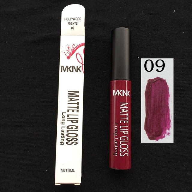 Sexy Waterproof Liquid Lipstick Matte Lip Gloss Velvet Long Lasting Lipstick  Makeup Cosmetic, 1, 11, 12, 13, 14, 16, 17, 18, 19, 2, 21, 22, 23, 24, 3, 4, 6, 7, 9