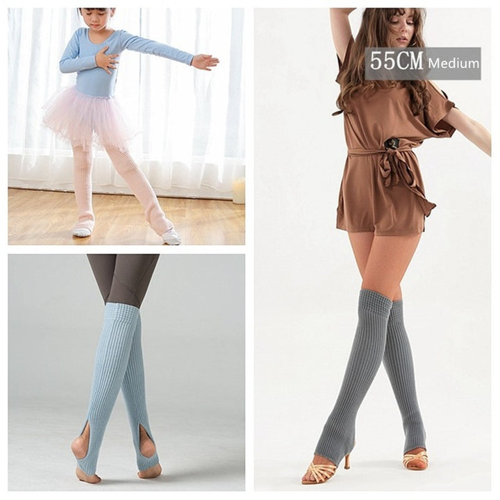 Long Leggings Latin Ballet Socks Adult Children Leggings Wool Socks