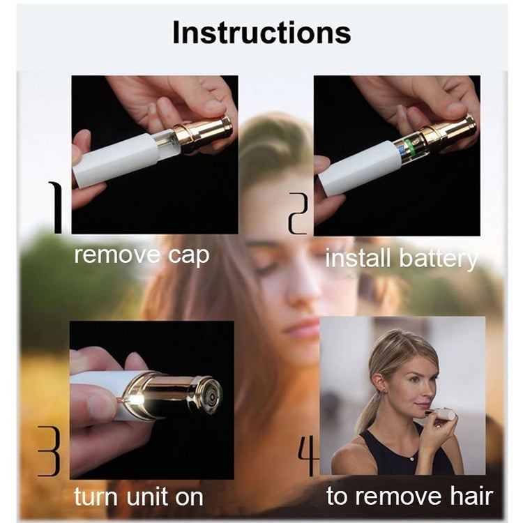 Electric Hair Removal Epilator For Women Facial Safety Epilator Accessories Body Face Mini Makeup Tool, Mini Hair Removal