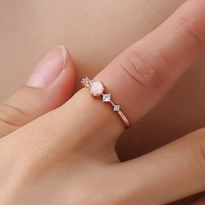 Fashion Women Vintage with Diamond Metal Ring, 6, 7, 8, 9, 10