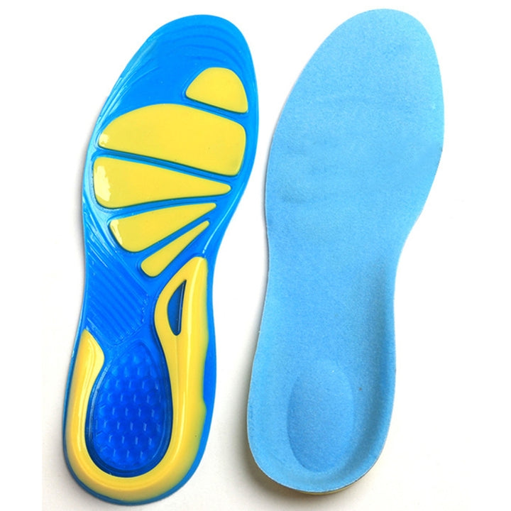 Thickening Shock Absorption Sports Insoles Running Slip Anti-Pain Sweat-Absorbent Breathable Basketball Military Training Insoles, S: 23.5cm, M: 27cm, L: 30.5cm