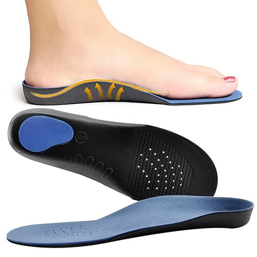 One Pair Flatfoot Orthotics Cubitus Varus Orthopedic Feet Cushion Pads Care Insoles, L(44-47), M(41-43), S(38-40), XS(34-37)