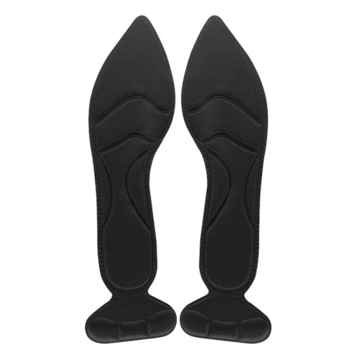 2pcs /Pair 8D Pad Inserts Heel Post Back Breathable Anti-Slip For High Heel Shoe Insole