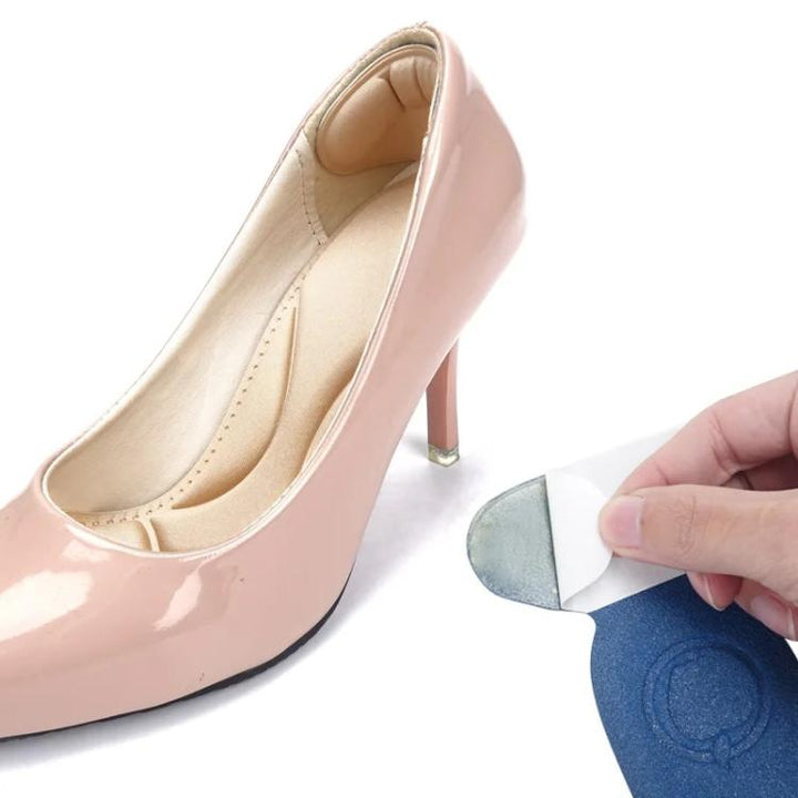 2pcs /Pair 8D Pad Inserts Heel Post Back Breathable Anti-Slip For High Heel Shoe Insole