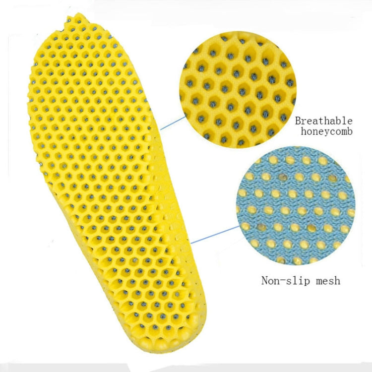 5 Pairs Stretch Breathable Deodorant Running Cushion Insoles, 35, 36, 37, 38, 40, 41, 42, 43, 44, 45