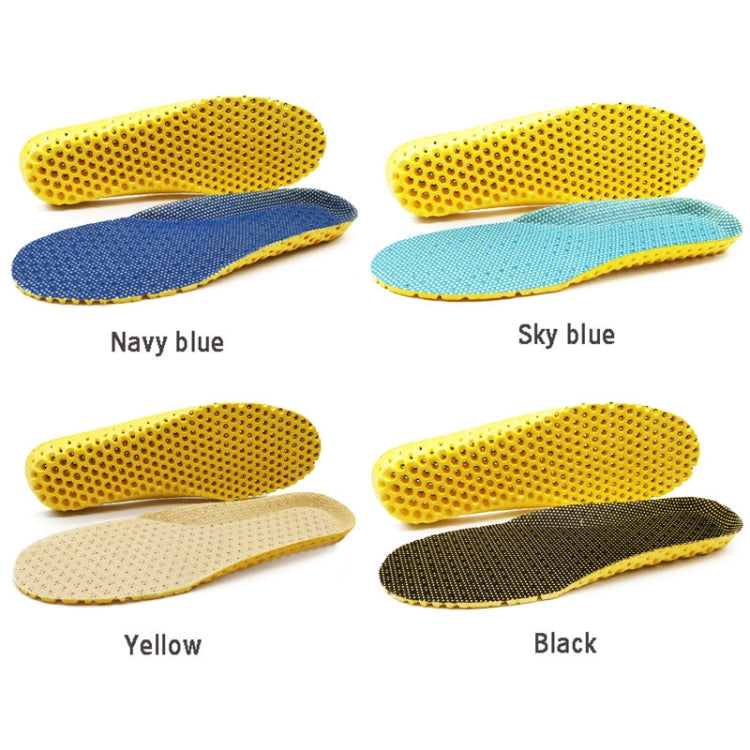 5 Pairs Stretch Breathable Deodorant Running Cushion Insoles, 35, 36, 37, 38, 40, 41, 42, 43, 44, 45