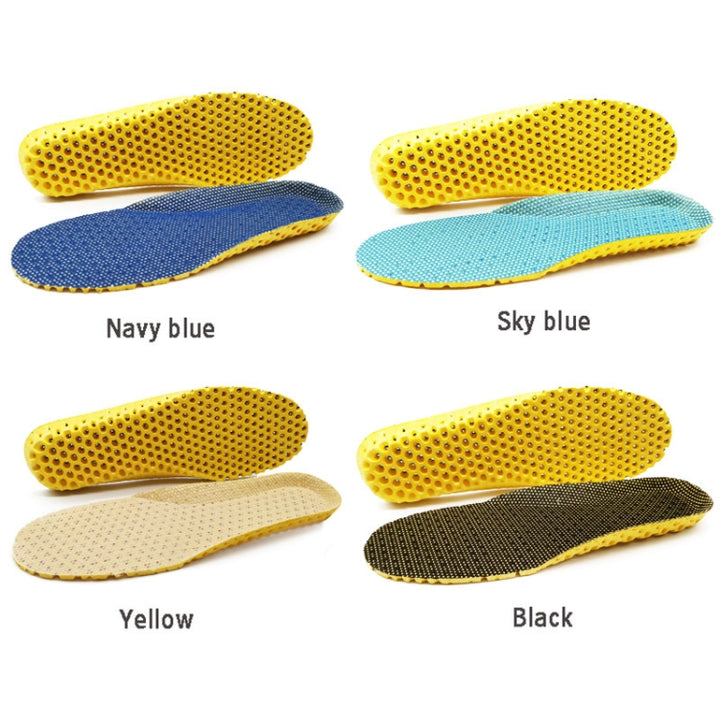 5 Pairs Stretch Breathable Deodorant Running Cushion Insoles, 46, 39