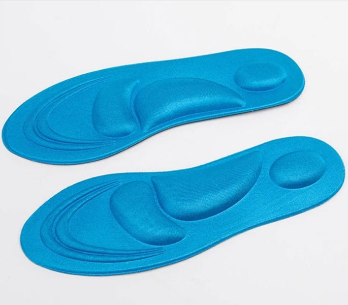 One Pair 4D Sport Sponge Soft Insole High Heel Shoe Pad Pain Relief Insert Cushion Pad for Woman