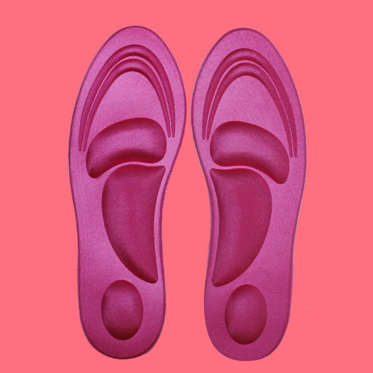 One Pair 4D Sport Sponge Soft Insole High Heel Shoe Pad Pain Relief Insert Cushion Pad for Woman