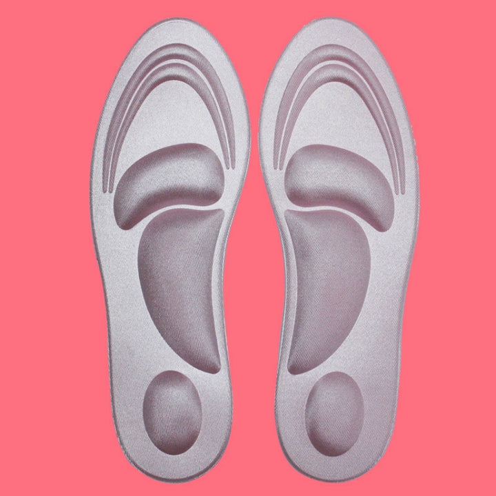 One Pair 4D Sport Sponge Soft Insole High Heel Shoe Pad Pain Relief Insert Cushion Pad for Woman