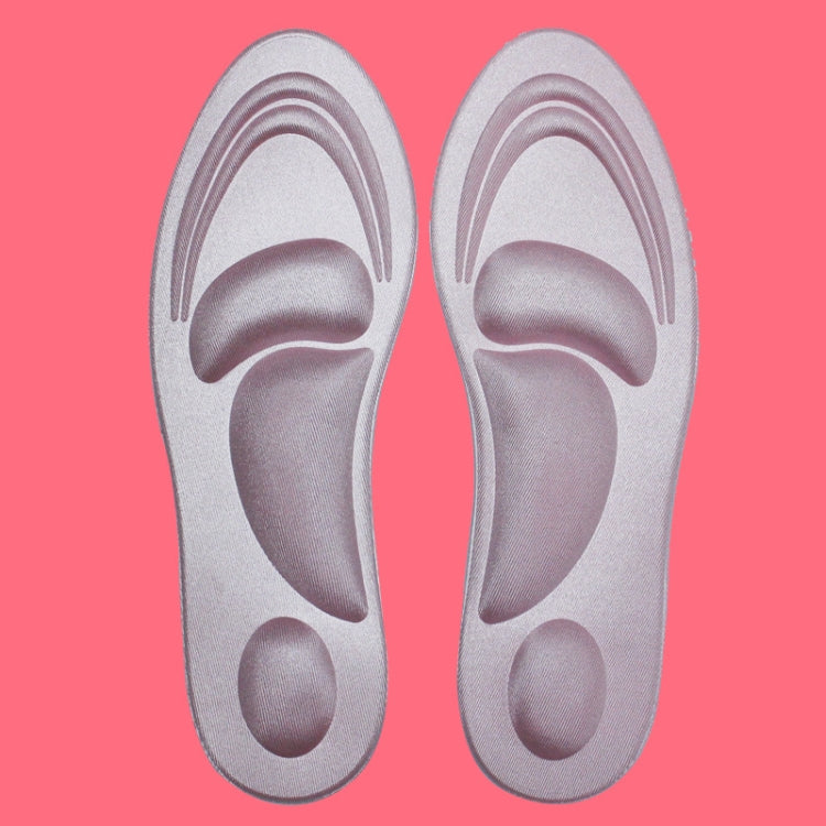 One Pair 4D Sport Sponge Soft Insole High Heel Shoe Pad Pain Relief Insert Cushion Pad for Woman