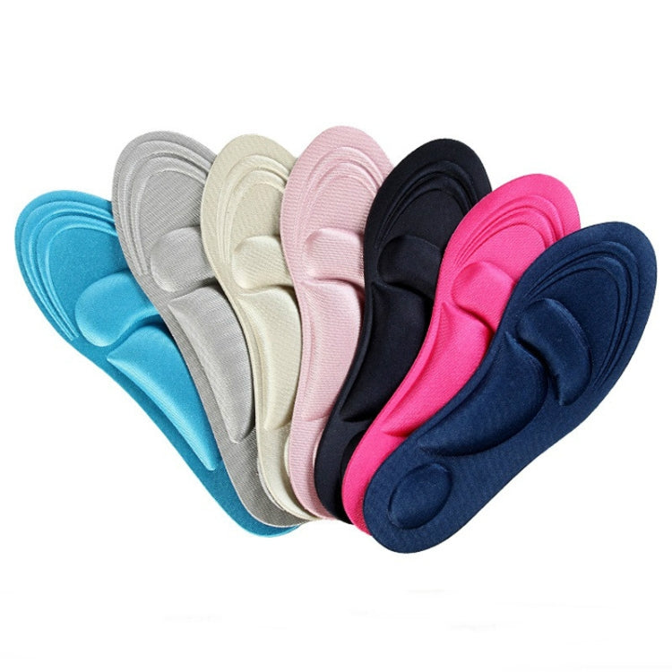 One Pair 4D Sport Sponge Soft Insole High Heel Shoe Pad Pain Relief Insert Cushion Pad for Woman