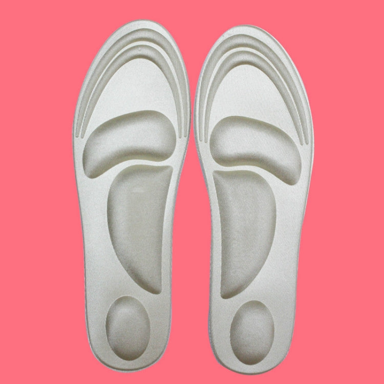 One Pair 4D Sport Sponge Soft Insole High Heel Shoe Pad Pain Relief Insert Cushion Pad for Woman