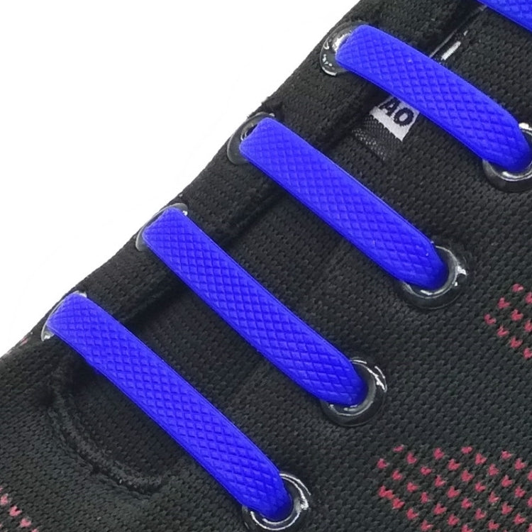 16 PCS / Set Running No Tie Shoelaces Fashion Unisex Athletic Elastic Silicone ShoeLaces