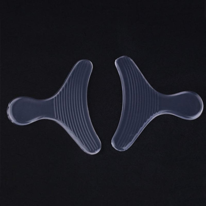 1 Pair Silicone T-shaped Invisible Insole Wear-resistant High-heeled Stickers