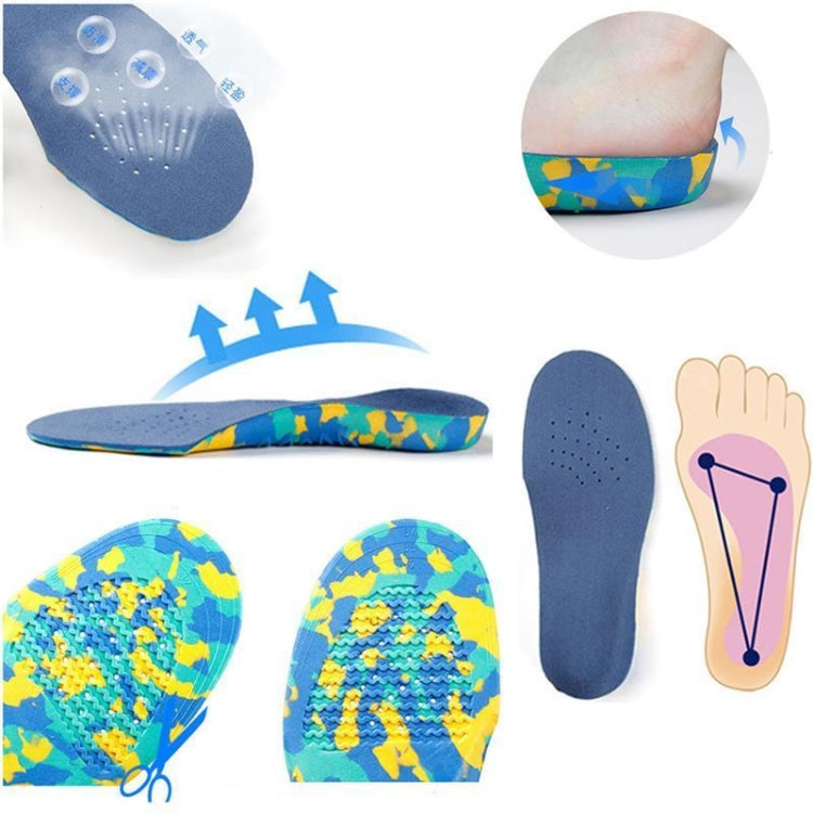 One Pair Children Flat Feet Arch Support Insoles Orthopedic Shoe Insole, 23-25cm, 26-28cm, 29-31cm, 32-34cm, 35-37cm