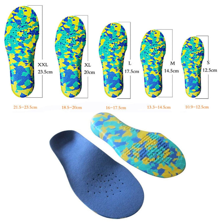 One Pair Children Flat Feet Arch Support Insoles Orthopedic Shoe Insole, 23-25cm, 26-28cm, 29-31cm, 32-34cm, 35-37cm