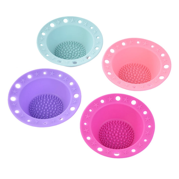 Beauty Tools Silicone Brush Tray Makeup Brush Special  Ceaning Bowl