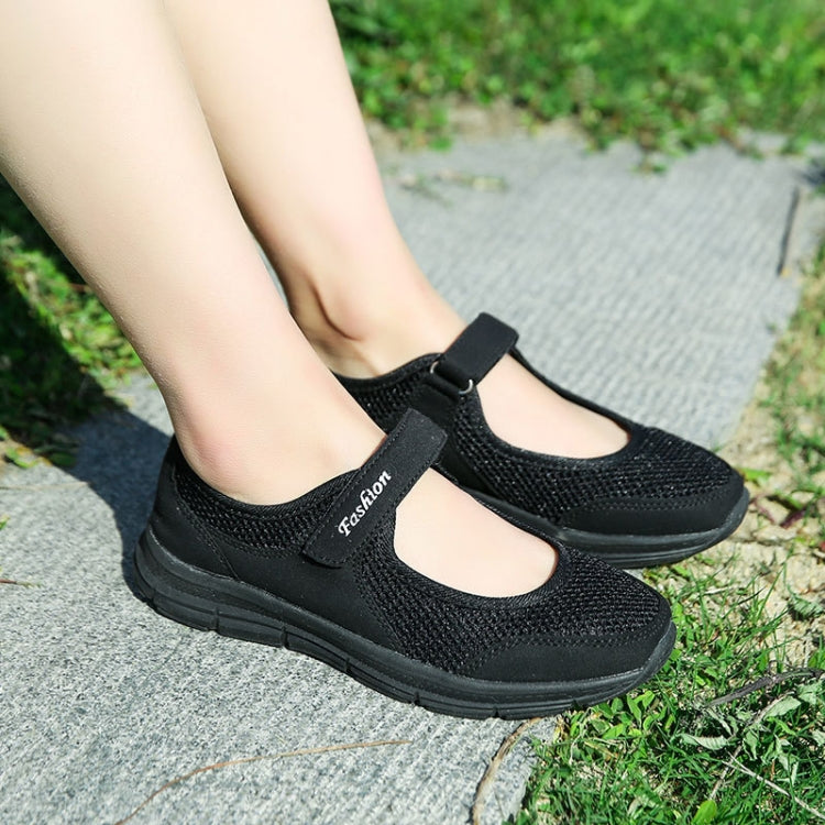 Women Casual Mesh Flat Shoes Soft Sneakers, 35, 36, 37, 38, 39, 40, 41, 42