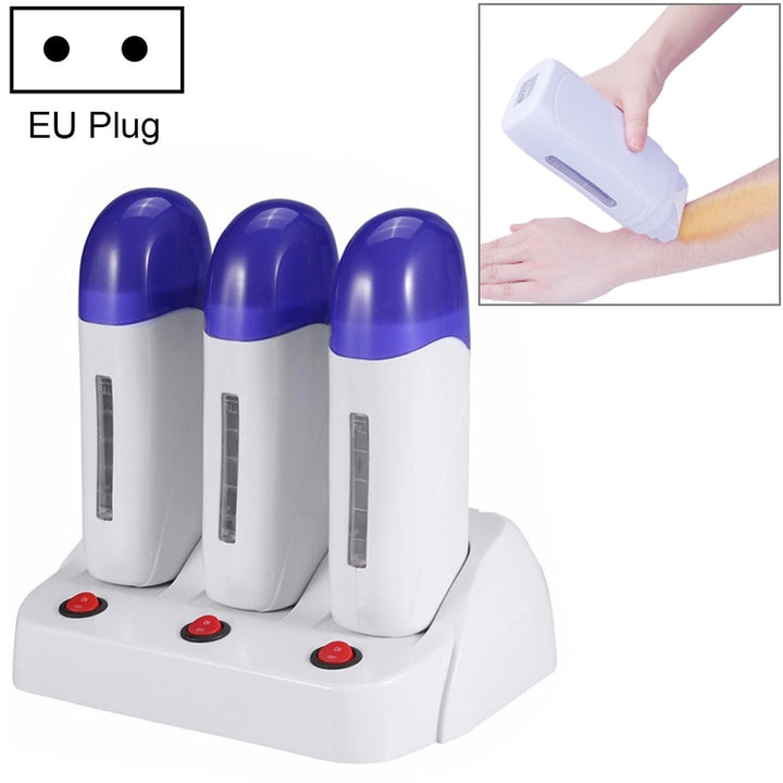 Wax Depilatory Warmer Heater Hair Removal Waxing Machine, EU Plug Single Base, US Plug Single Base, EU Plug Double Base, US Plug Double Base, EU Plug Triple Base, US Plug Triple Base