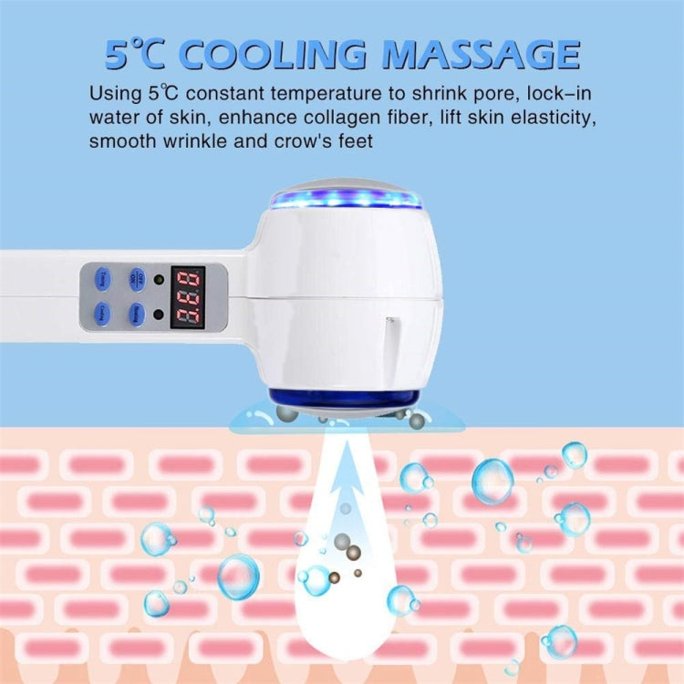 Face Care Device Hot Cold Hammer Cryotherapy Blue Photon Acne Treatment Skin Beauty Massager Lifting Rejuvenation Facial Machine