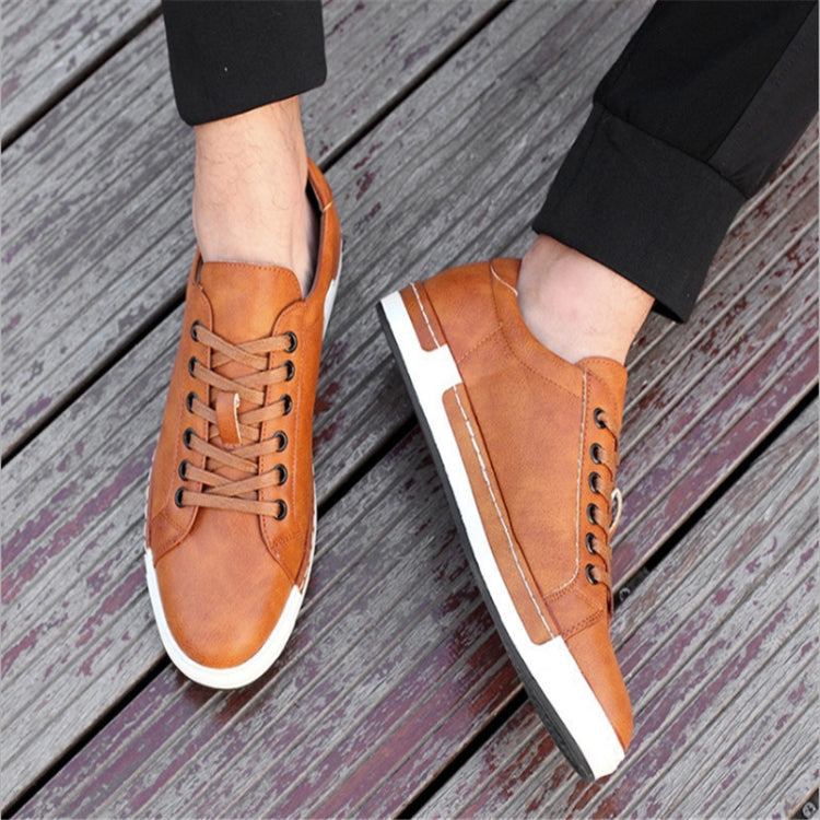 Baroque Shoes Casual PU Leather Sports Shoes for Men, 38, 39, 40, 41, 42, 43, 44, 45