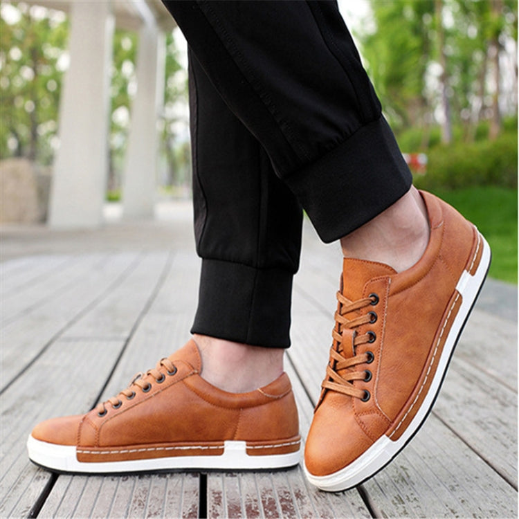 Baroque Shoes Casual PU Leather Sports Shoes for Men, 38, 39, 40, 41, 42, 43, 44, 45