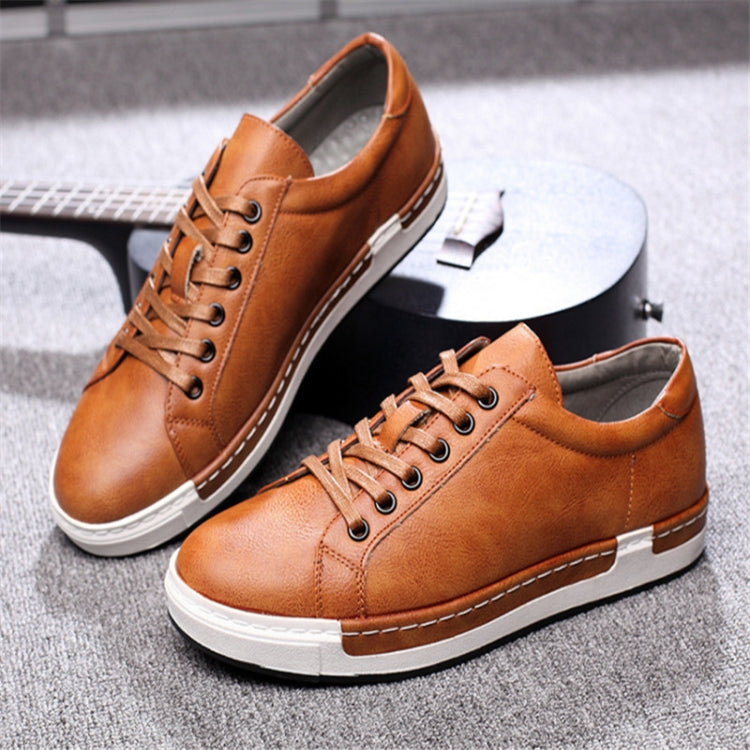 Baroque Shoes Casual PU Leather Sports Shoes for Men, 38, 39, 40, 41, 42, 43, 44, 45