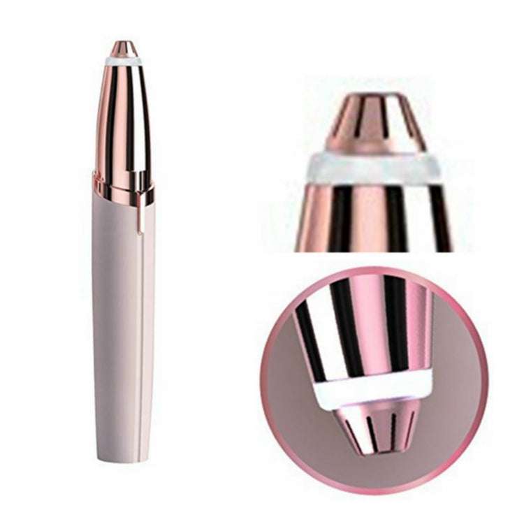 Multifunction Lipstick Eyebrow Trimmer Face Brows Hair Remover Electric Shaver Painless Eye Brow Epilator, Mini Hair Removal (Gold), Mini Hair Removal (White), Mini Hair Removal (Pink)