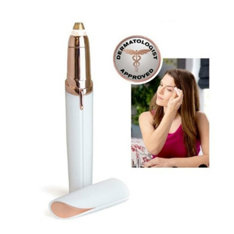 Multifunction Lipstick Eyebrow Trimmer Face Brows Hair Remover Electric Shaver Painless Eye Brow Epilator, Mini Hair Removal (Gold), Mini Hair Removal (White), Mini Hair Removal (Pink)