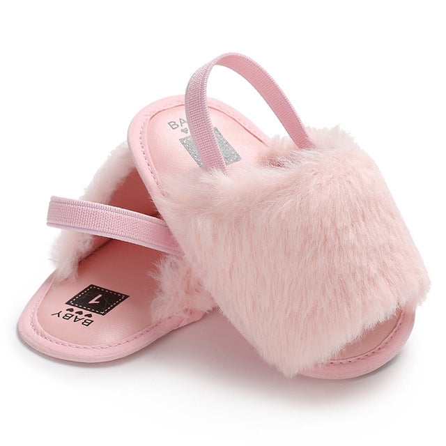 Baby Girls Sandals Soft Sole Casual Prewalker Summer Slippers Crib Shoes, 11cm, 12cm, 13cm