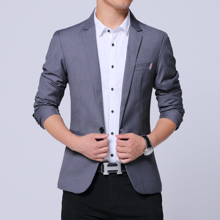 Men Casual Suit Self-cultivation Business Blazer, S, M, L, XL, XXL, XXXL, XXXXL, 5XL