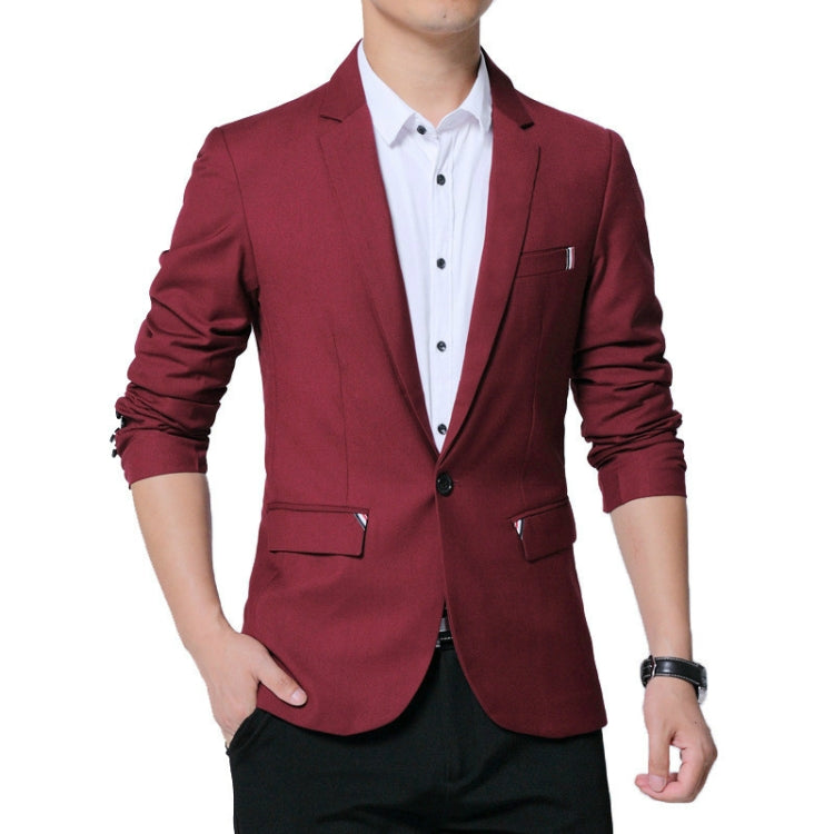 Men Casual Suit Self-cultivation Business Blazer, S, M, L, XL, XXL, XXXL, XXXXL, 5XL