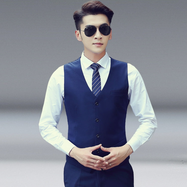 Men Vest Slim Korean Work Clothes Suit Vest Groomsmen Professional Wear Men Vest, S, M, XL, L, XXL, XXXL, XXXXL, XXXXXL