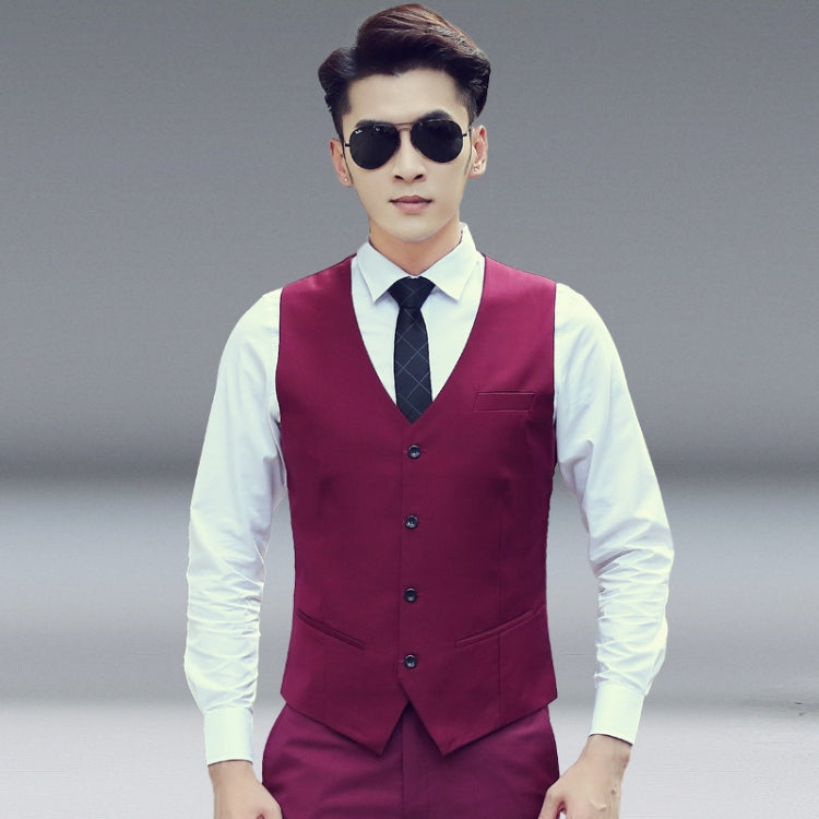 Men Vest Slim Korean Work Clothes Suit Vest Groomsmen Professional Wear Men Vest, S, M, XL, L, XXL, XXXL, XXXXL, XXXXXL