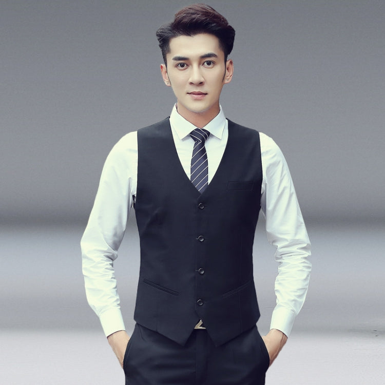 Men Vest Slim Korean Work Clothes Suit Vest Groomsmen Professional Wear Men Vest, S, M, XL, L, XXL, XXXL, XXXXL, XXXXXL