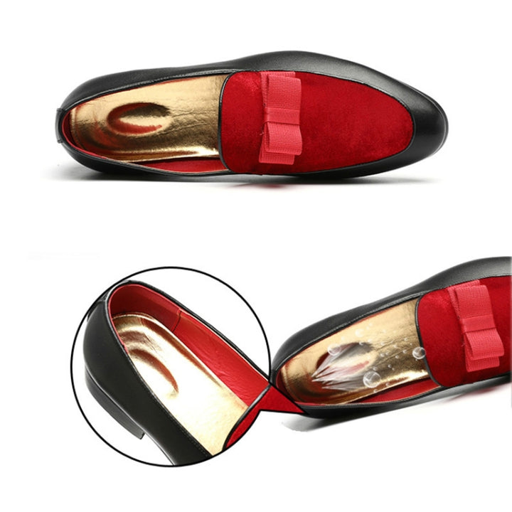 Bowknot Wedding Dress Male Flats Gentlemen Casual Shoes, 37, 38, 39, 40, 41, 42, 43, 44, 45, 46, 47, 48