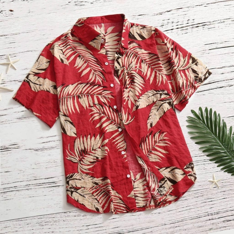 Cotton Casual Beach Holiday Print Shirt for Men, S, M, L, XL, XXL, XXXL, XXXXL, 5XL