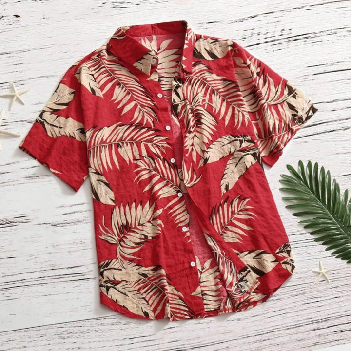 Cotton Casual Beach Holiday Print Shirt for Men, S, M, L, XL, XXL, XXXL, XXXXL, 5XL