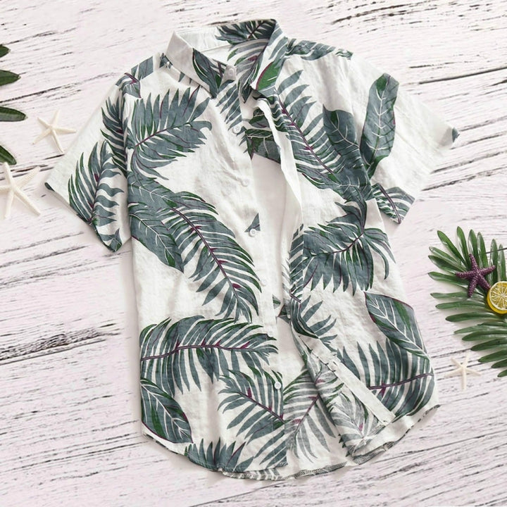 Cotton Casual Beach Holiday Print Shirt for Men, S, M, L, XL, XXL, XXXL, XXXXL, 5XL