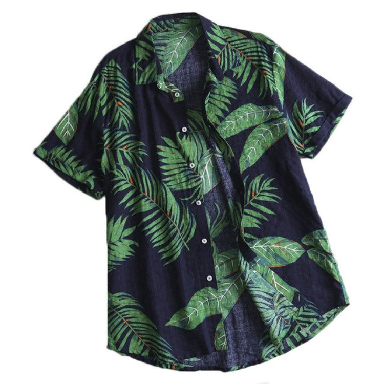 Cotton Casual Beach Holiday Print Shirt for Men, S, M, L, XL, XXL, XXXL, XXXXL, 5XL